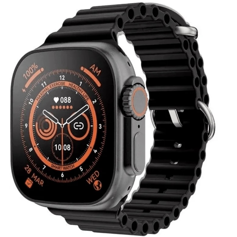 Smartwatch Ultra com monitoramento completo
